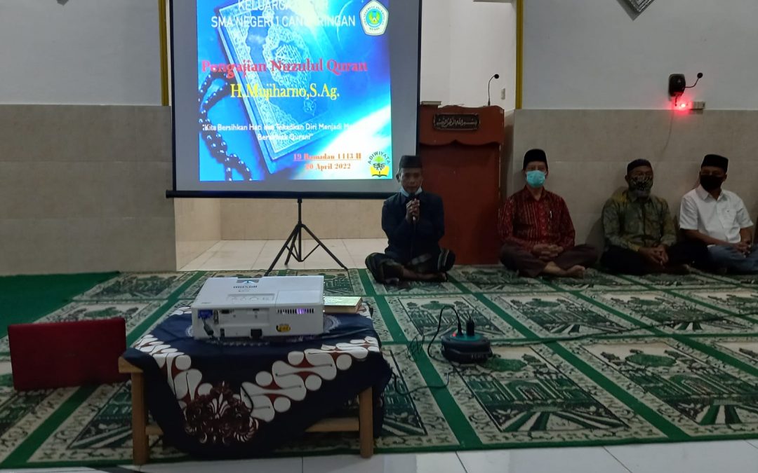 Pelaksanaan Khotmil Qur’an Dan Pengajian Nuzulul Qur’an 1443 H/ 2022 M di SMA Negeri 1 Cangkringan