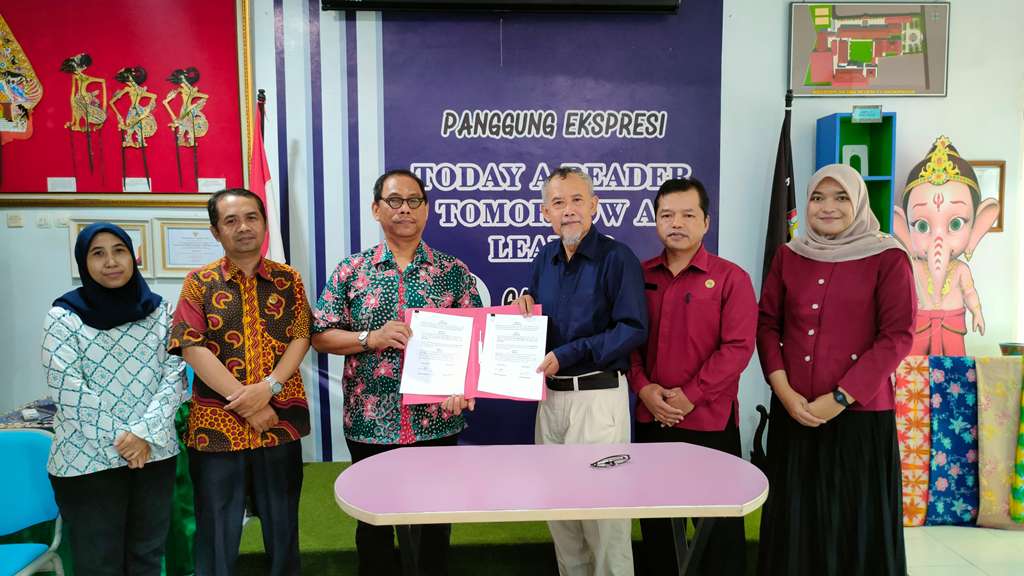 Penandatangan Mou Smanca dengan Geopark Jogja