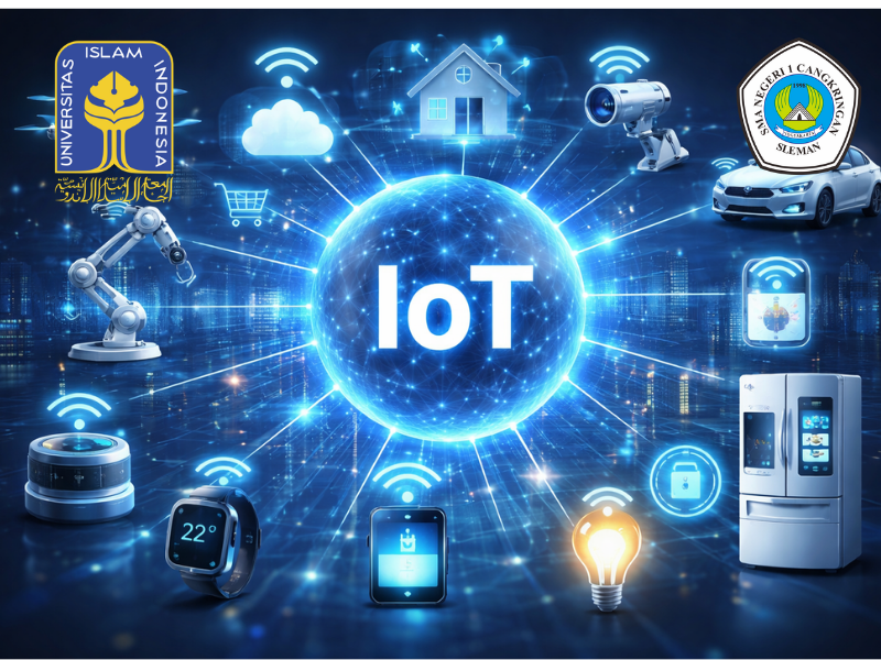 SMA Negeri 1 Cangkringan Raih Pendampingan dan Pendanaan IoT dari FTI UII