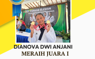 Dianova Dwi Anjani Sabet Medali Emas Cabang Taekwondo Porkab Sleman 2026