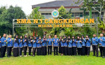 DEWANTO TRI NUGROHO PANEWU KAPANEWON CANGKRINGAN SILATURAHMI KE SMAN 1 CANGKRINGAN